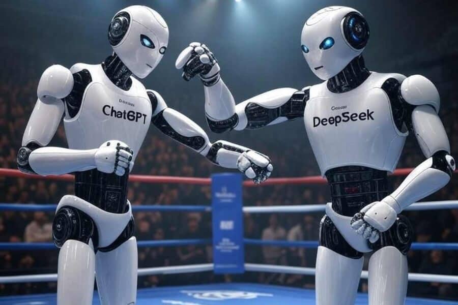 ChatGPT vs DeepSeek - Artificial intelligence war